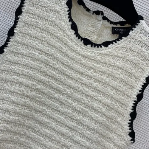 Replica Chanel Dresses Sleeveless For Women #1440092 $140.00 USD for Wholesale