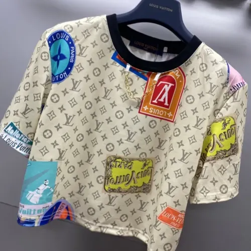 Louis Vuitton LV T-Shirts Short Sleeved For Women #1440117 $52.00 USD, Wholesale Replica Louis Vuitton LV T-Shirts