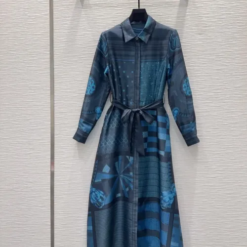 Hermes Dresses Long Sleeved For Women #1440209 $88.00 USD, Wholesale Replica Hermes Dresses