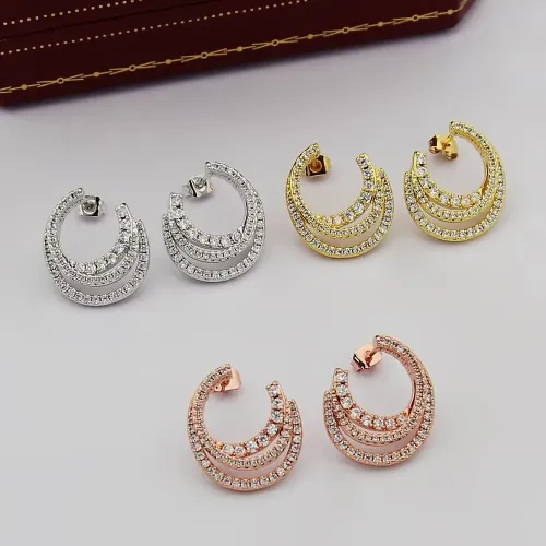 Replica Cartier Earrings For Women #1440448 $27.00 USD for Wholesale