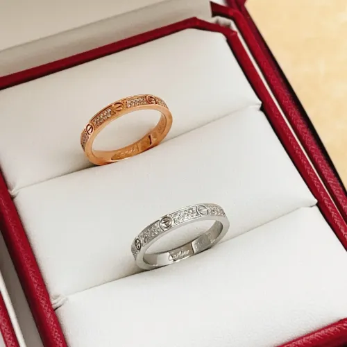 Replica Cartier Rings In Rose Gold For Women #1440609 $34.00 USD for Wholesale
