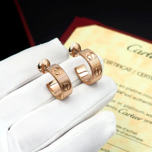 Cartier Earrings For Women #1440624 $25.00 USD, Wholesale Replica Cartier Earrings