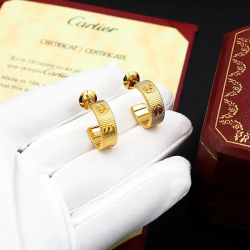 Cartier Earrings For Women #1440626 $25.00 USD, Wholesale Replica Cartier Earrings