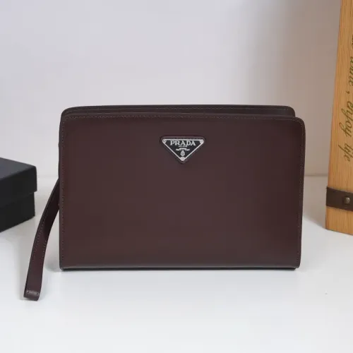 Prada AAA Man Pouches #1440645 $96.00 USD, Wholesale Replica Prada AAA Man Wallets