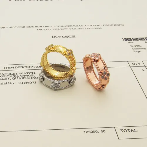 Replica Van Cleef & Arpels Rings For Women #1440684 $25.00 USD for Wholesale