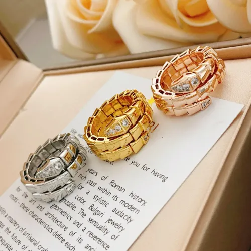 Replica Bvlgari Rings In Rose Gold #1440782 $32.00 USD for Wholesale