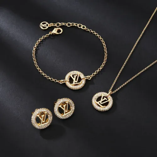 Louis Vuitton LV Jewelry Set For Women #1441133 $60.00 USD, Wholesale Replica Louis Vuitton LV Jewelry Set
