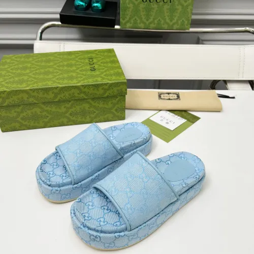Gucci Slippers For Women #1441435 $80.00 USD, Wholesale Replica Gucci Slippers
