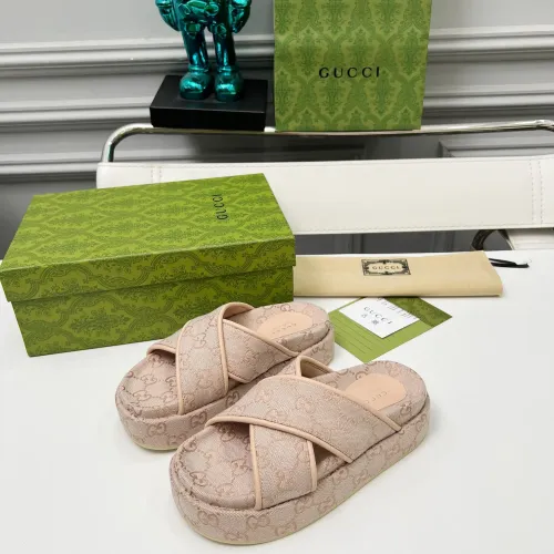 Gucci Slippers For Women #1441437 $80.00 USD, Wholesale Replica Gucci Slippers