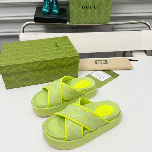 Gucci Slippers For Women #1441438 $80.00 USD, Wholesale Replica Gucci Slippers