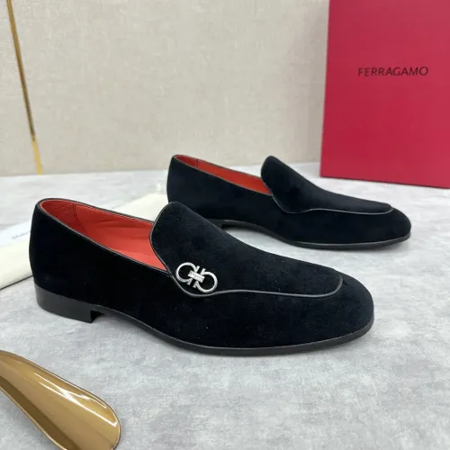 Salvatore Ferragamo Leather Shoes For Men #1441442