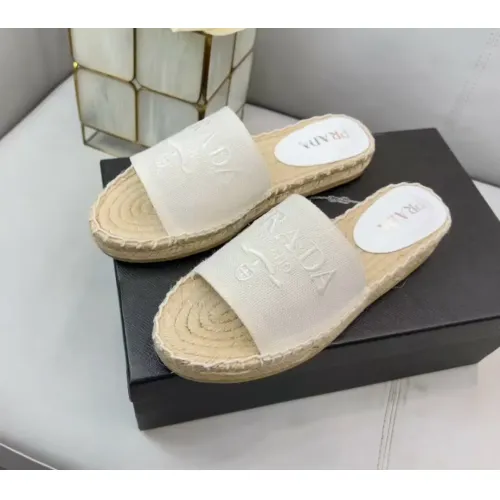 Prada Slippers For Women #1441552 $80.00 USD, Wholesale Replica Prada Slippers