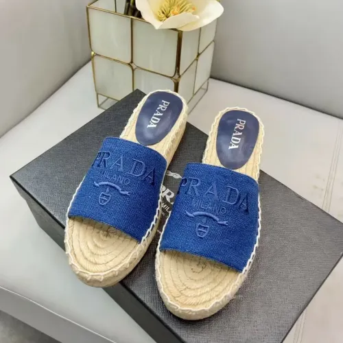 Prada Slippers For Women #1441554 $80.00 USD, Wholesale Replica Prada Slippers