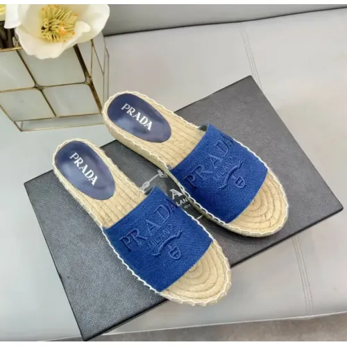 Replica Prada Slippers For Women #1441554 $80.00 USD for Wholesale