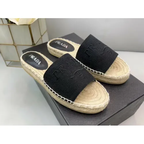 Prada Slippers For Women #1441556 $80.00 USD, Wholesale Replica Prada Slippers