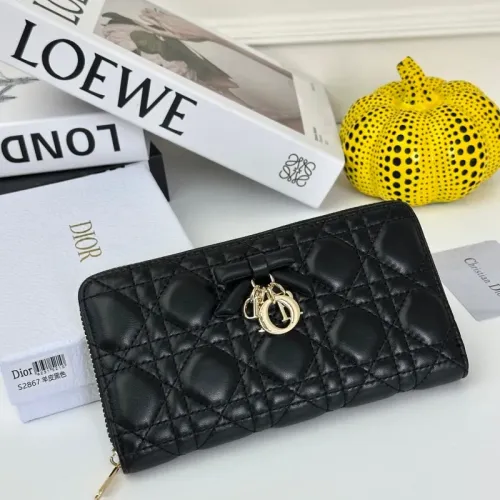 Christian Dior Long Wallets For Women #1441671 $45.00 USD, Wholesale Replica Christian Dior Wallets
