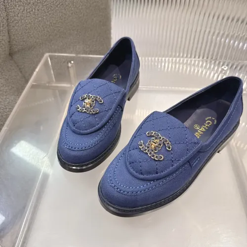 Chanel Leather Shoes For Women #1441799 $92.00 USD, Wholesale Replica Chanel Leather Shoes