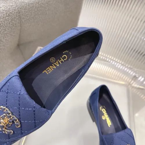 Replica Chanel Leather Shoes For Women #1441799 $92.00 USD for Wholesale
