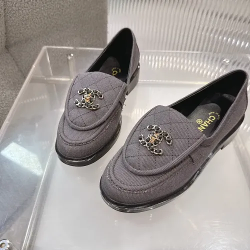 Chanel Leather Shoes For Women #1441800 $92.00 USD, Wholesale Replica Chanel Leather Shoes