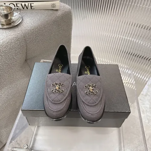 Replica Chanel Leather Shoes For Women #1441800 $92.00 USD for Wholesale