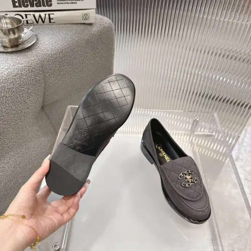 Replica Chanel Leather Shoes For Women #1441800 $92.00 USD for Wholesale