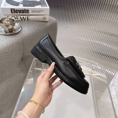 Replica Chanel Leather Shoes For Women #1441801 $92.00 USD for Wholesale