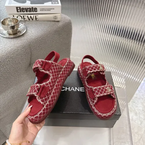 Replica Chanel Sandal For Women #1441808 $102.00 USD for Wholesale