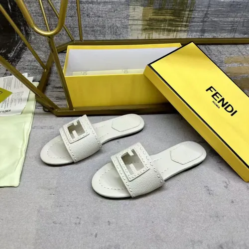 Fendi Slippers For Women #1441810 $85.00 USD, Wholesale Replica Fendi Slippers