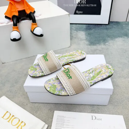 Christian Dior Slippers For Women #1441849 $76.00 USD, Wholesale Replica Christian Dior Slippers