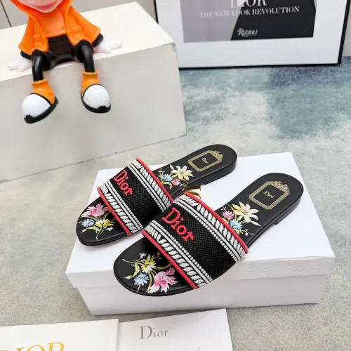 Christian Dior Slippers For Women #1441851 $76.00 USD, Wholesale Replica Christian Dior Slippers