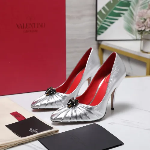 Valentino High-Heeled Shoes For Women #1441856 $112.00 USD, Wholesale Replica Valentino High-Heeled Shoes