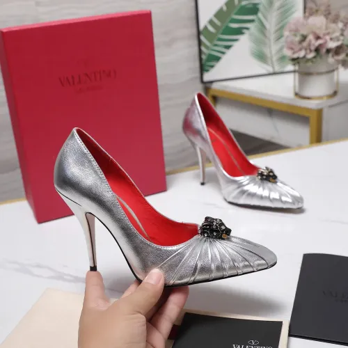 Replica Valentino High-Heeled Shoes For Women #1441856 $112.00 USD for Wholesale