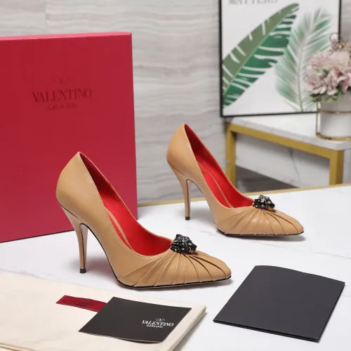 Replica Valentino High-Heeled Shoes For Women #1441858 $112.00 USD for Wholesale