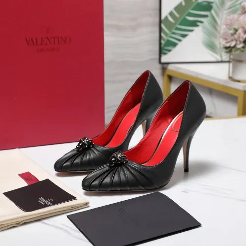 Valentino High-Heeled Shoes For Women #1441860 $112.00 USD, Wholesale Replica Valentino High-Heeled Shoes