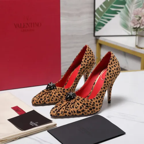 Valentino High-Heeled Shoes For Women #1441861 $112.00 USD, Wholesale Replica Valentino High-Heeled Shoes
