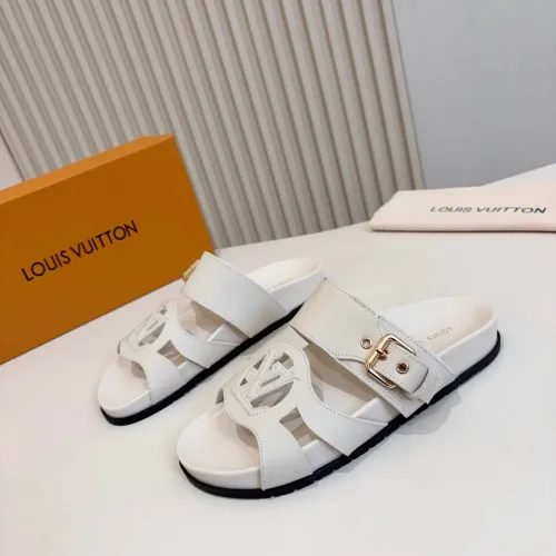 Louis Vuitton Slippers For Women #1441913 $85.00 USD, Wholesale Replica Louis Vuitton Slippers