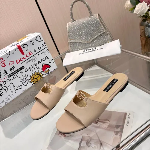 Dolce &amp; Gabbana D&amp;G Slippers For Women #1442003 $82.00 USD, Wholesale Replica Dolce &amp; Gabbana D&amp;G Slippers