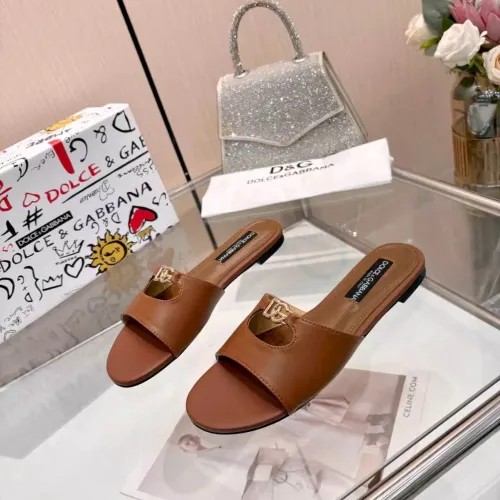 Dolce &amp; Gabbana D&amp;G Slippers For Women #1442004 $82.00 USD, Wholesale Replica Dolce &amp; Gabbana D&amp;G Slippers