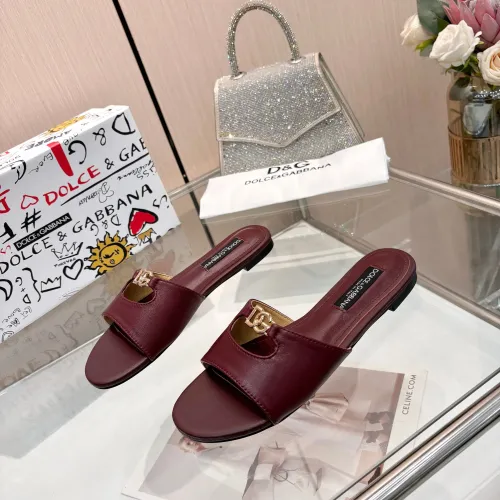 Dolce &amp; Gabbana D&amp;G Slippers For Women #1442005 $82.00 USD, Wholesale Replica Dolce &amp; Gabbana D&amp;G Slippers