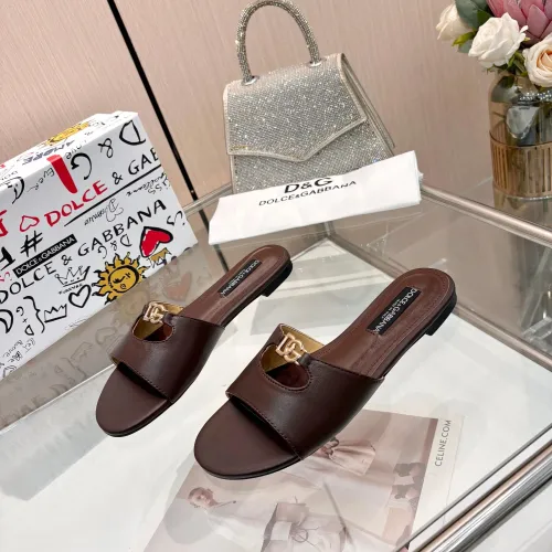 Dolce &amp; Gabbana D&amp;G Slippers For Women #1442006 $82.00 USD, Wholesale Replica Dolce &amp; Gabbana D&amp;G Slippers
