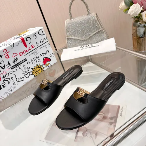 Dolce &amp; Gabbana D&amp;G Slippers For Women #1442007 $82.00 USD, Wholesale Replica Dolce &amp; Gabbana D&amp;G Slippers