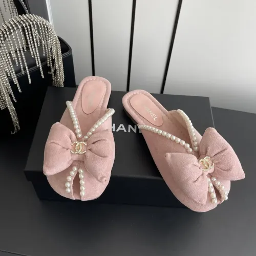 Chanel Slippers For Women #1442009 $80.00 USD, Wholesale Replica Chanel Slippers
