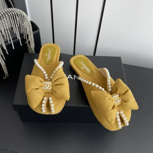 Chanel Slippers For Women #1442010 $80.00 USD, Wholesale Replica Chanel Slippers