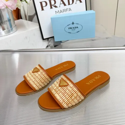 Prada Slippers For Women #1442063 $92.00 USD, Wholesale Replica Prada Slippers