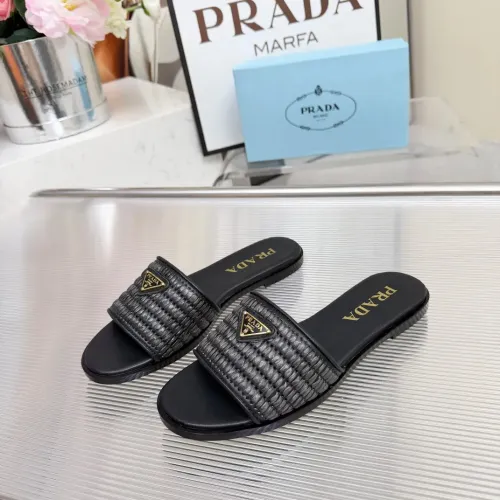 Prada Slippers For Women #1442064 $92.00 USD, Wholesale Replica Prada Slippers