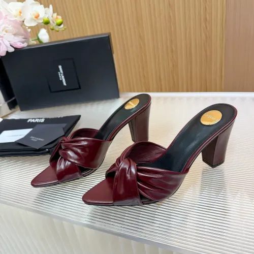 Yves Saint Laurent YSL Slippers For Women #1442071 $96.00 USD, Wholesale Replica Yves Saint Laurent YSL Slippers