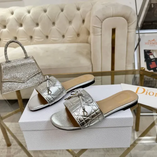 Christian Dior Slippers For Women #1442131 $82.00 USD, Wholesale Replica Christian Dior Slippers