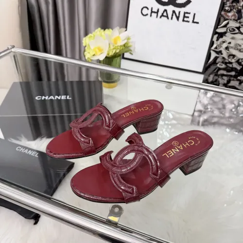 Chanel Slippers For Women #1442163 $88.00 USD, Wholesale Replica Chanel Slippers