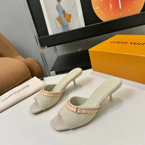 Louis Vuitton Slippers For Women #1442168 $88.00 USD, Wholesale Replica Louis Vuitton Slippers