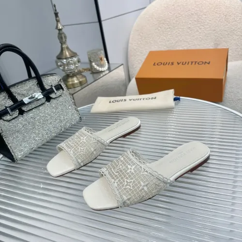 Louis Vuitton Slippers For Women #1442174 $85.00 USD, Wholesale Replica Louis Vuitton Slippers